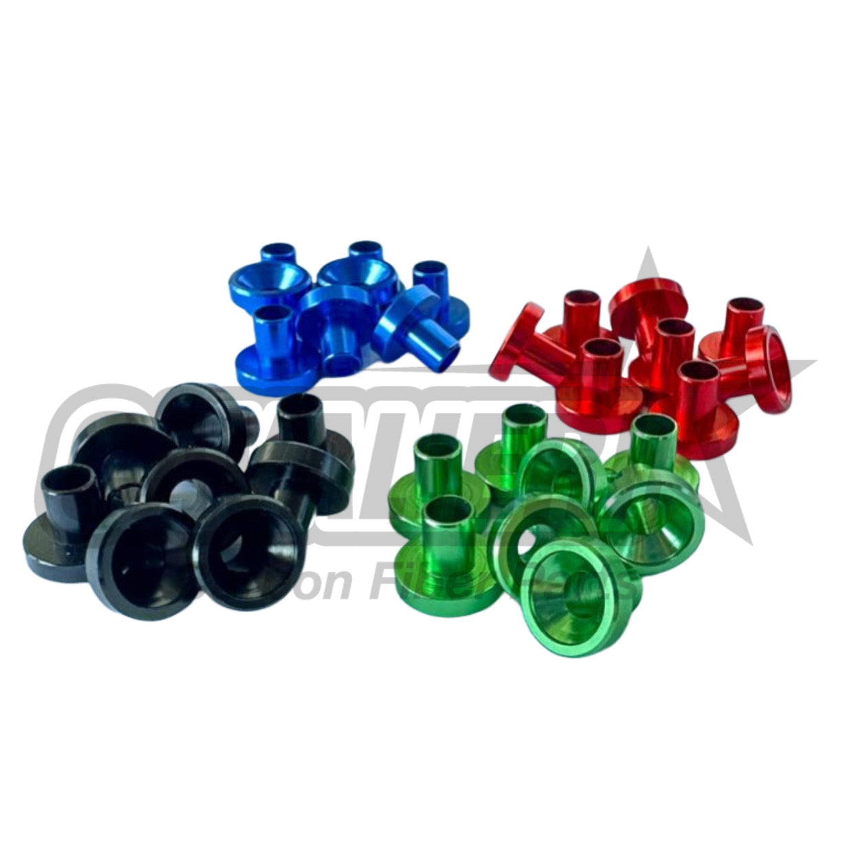 M3 Servo Washer Kit 8 Pieces -Red - Blue - Black -Purple - Pink - Green - Orange