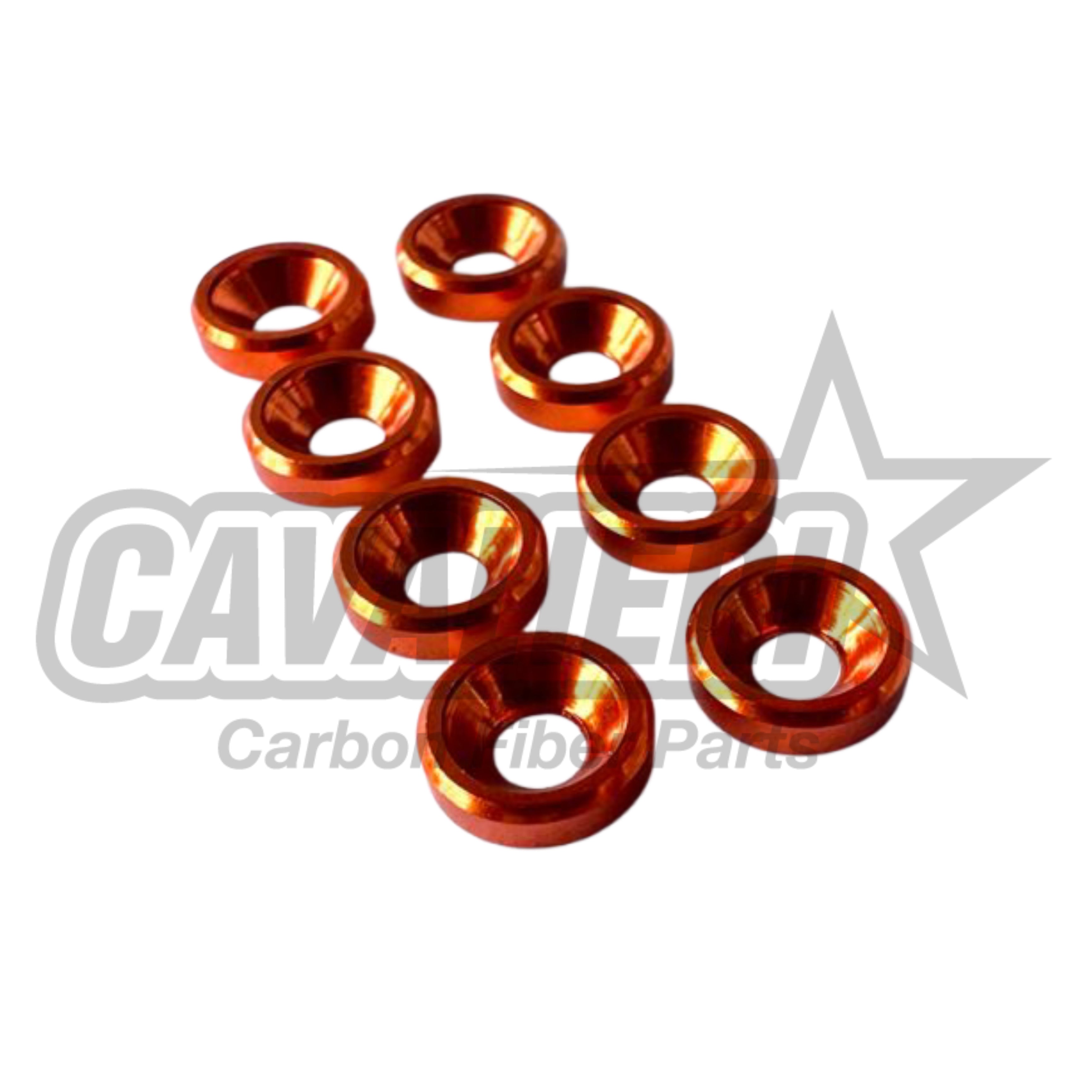 M3 Countersunk Head Screw Washer Kit 8 Pieces-Orange-Blue-Red-Black