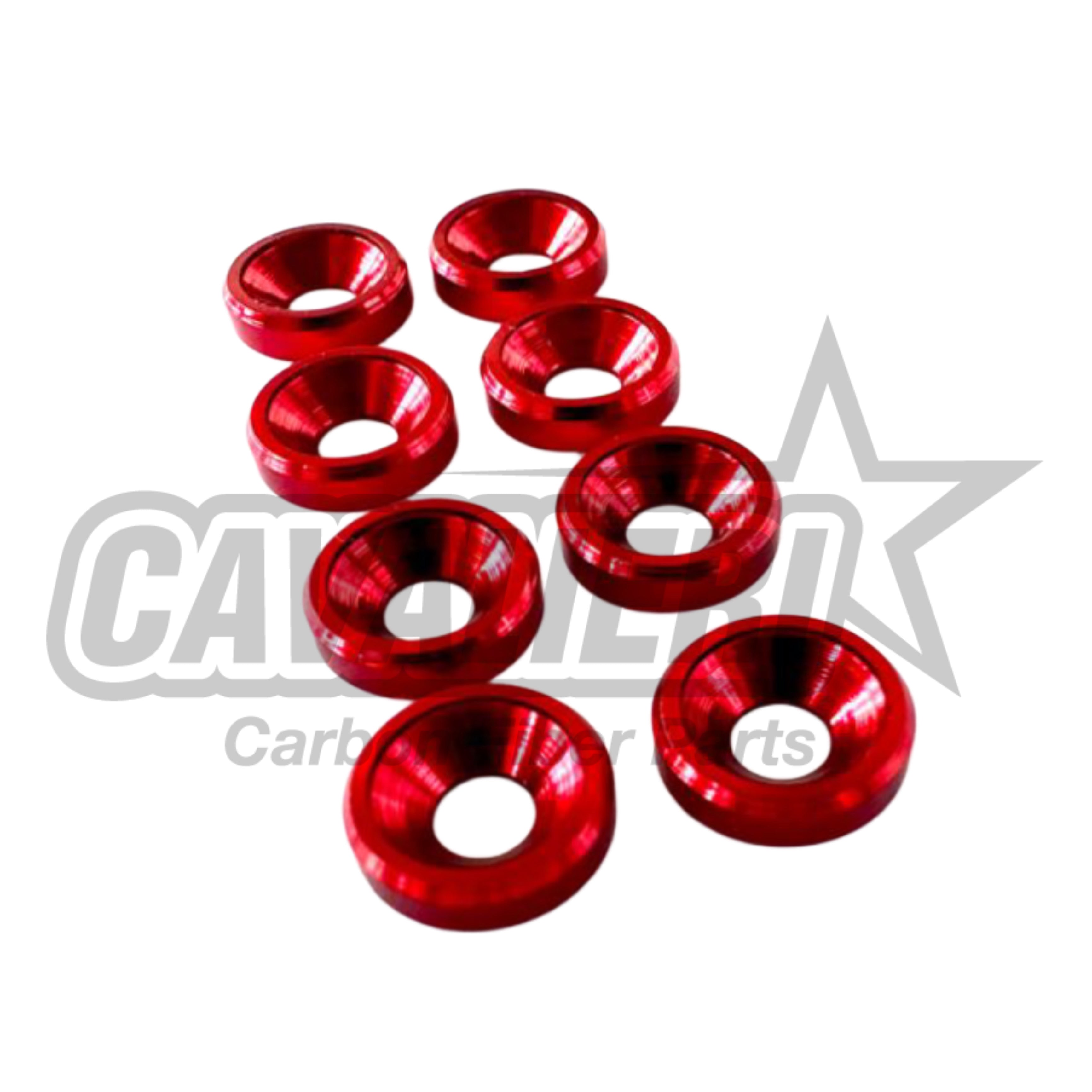 M3 Countersunk Head Screw Washer Kit 8 Pieces-Orange-Blue-Red-Black