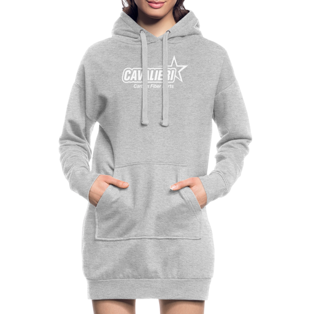 Hoodie Dress - Grau meliert