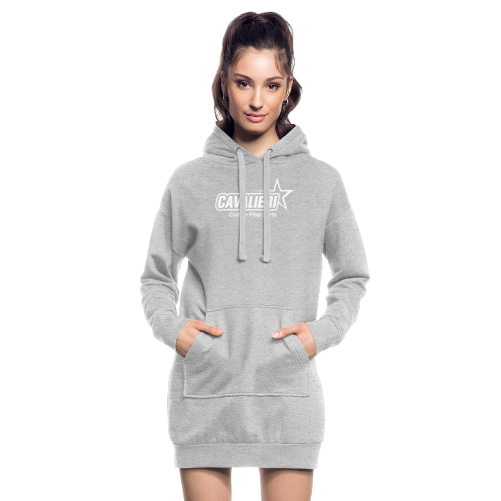 Hoodie Dress - Grau meliert