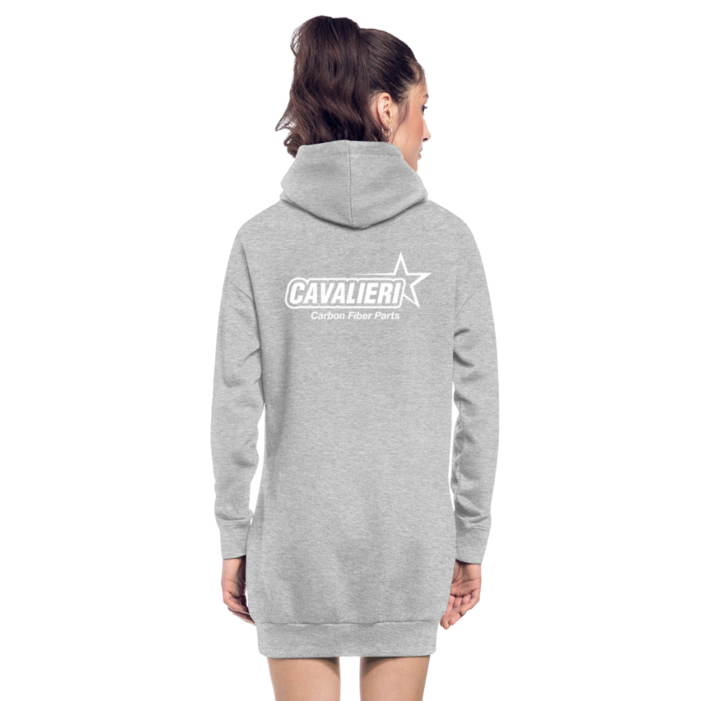 Hoodie Dress - Grau meliert