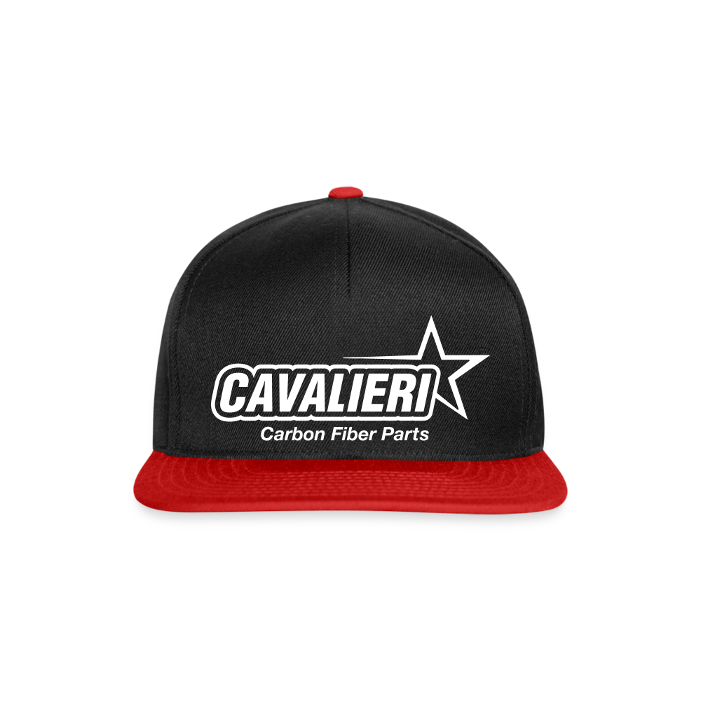 Snapback Cap - Schwarz/Rot