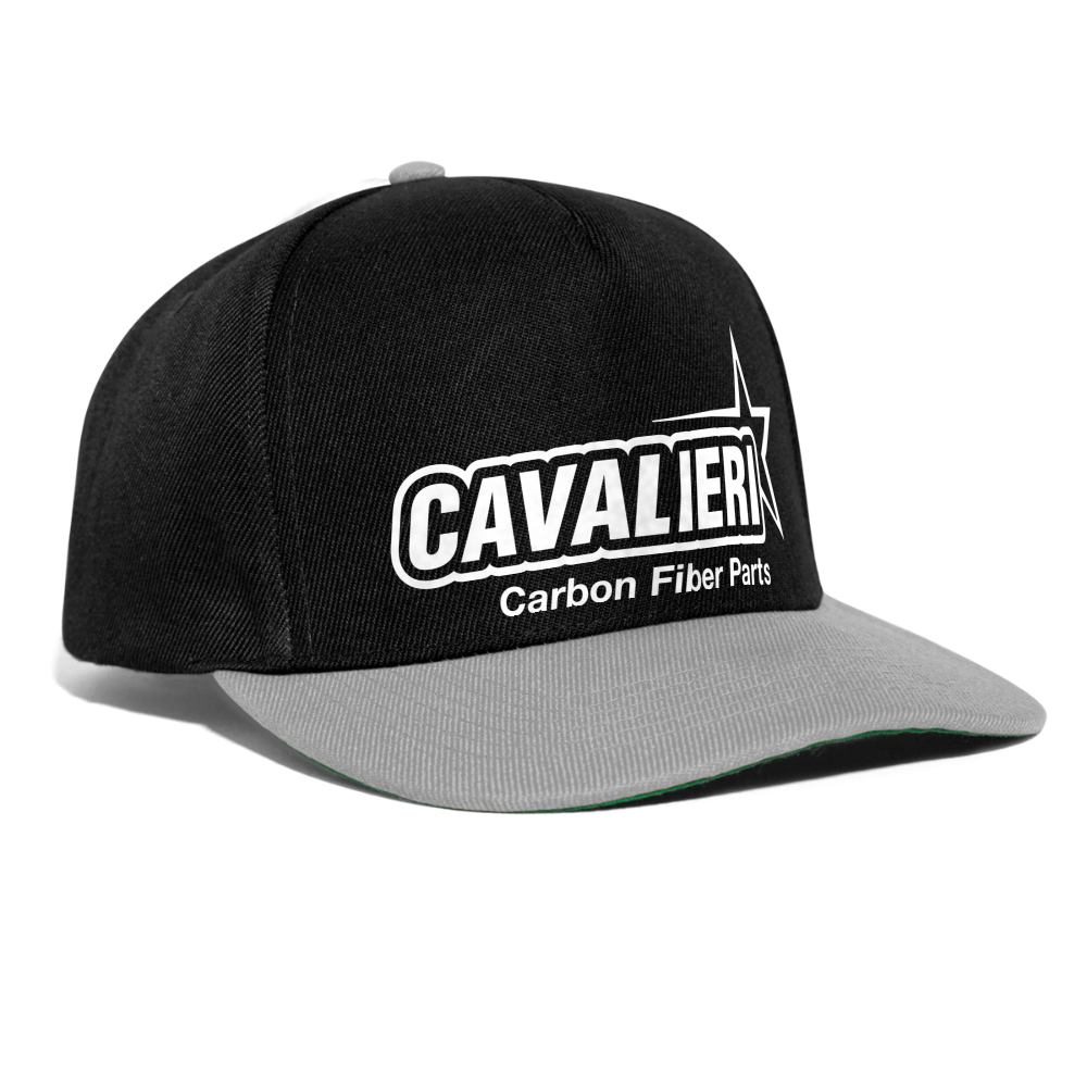 Snapback Cap - Schwarz/Grau