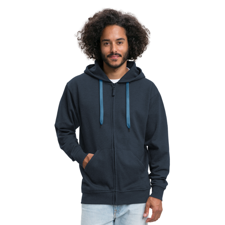 Men's Premium Hooded Jacket - navy