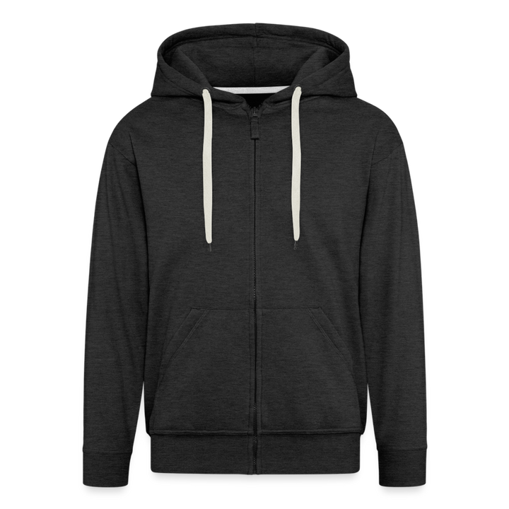 Men's Premium Hooded Jacket - charcoal grey
