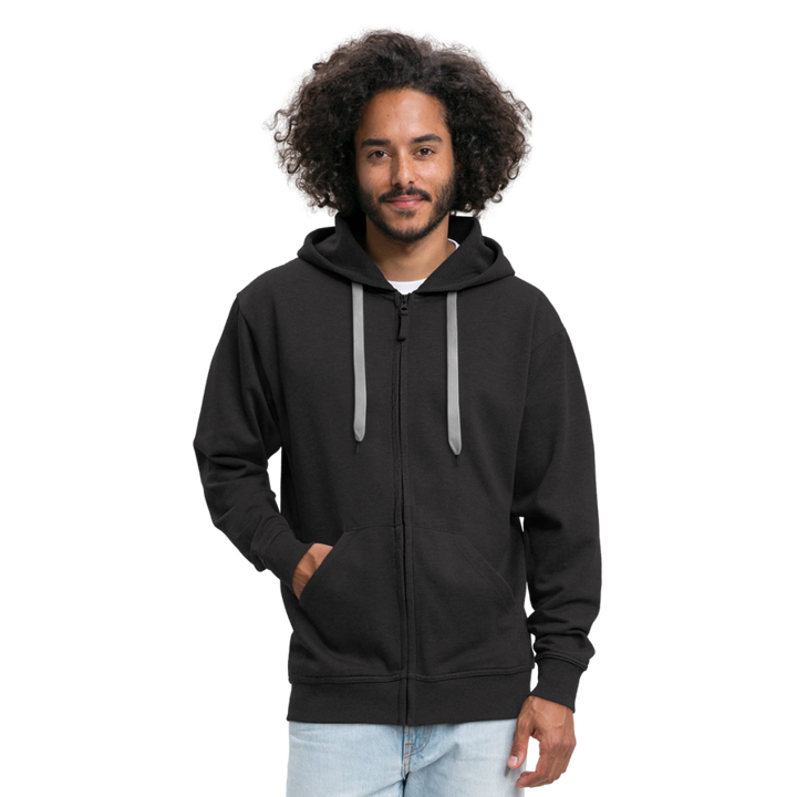 Men's Premium Hooded Jacket - black
