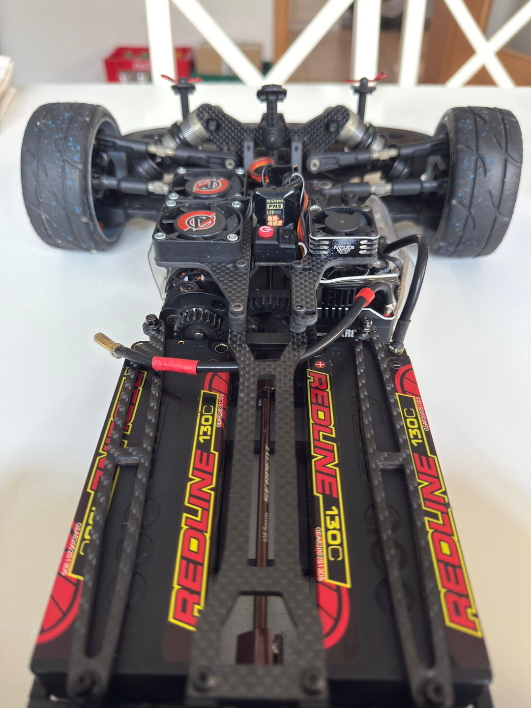 Serpent Cobra SRX8 GTE Single Fan 30mm Support Kit