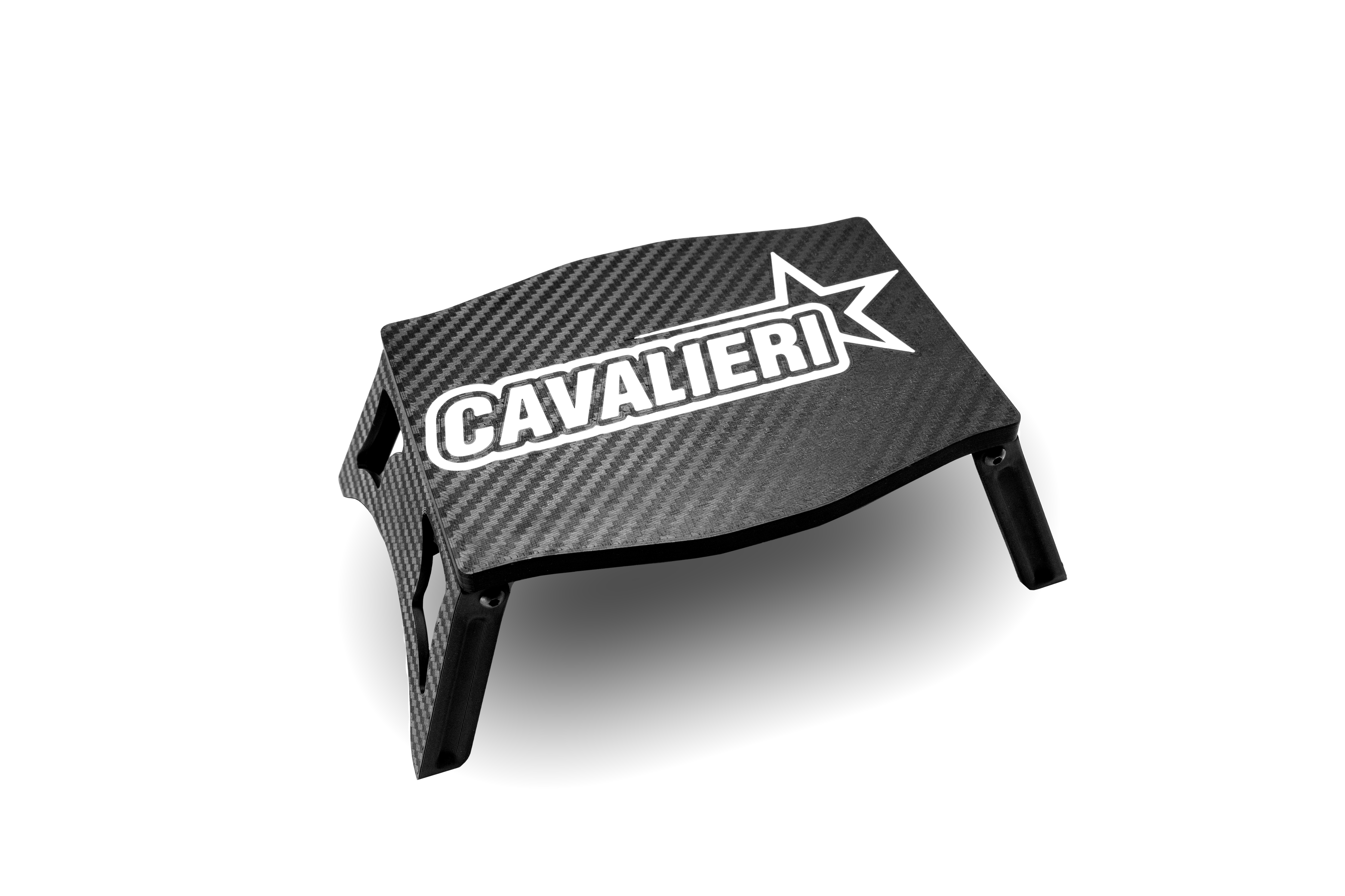 RC Carbon Cavalieri 3D-Printed Car Stand foldable