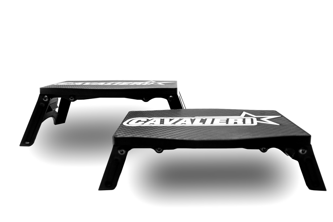 RC Carbon Cavalieri 3D-Printed Car Stand foldable old Version