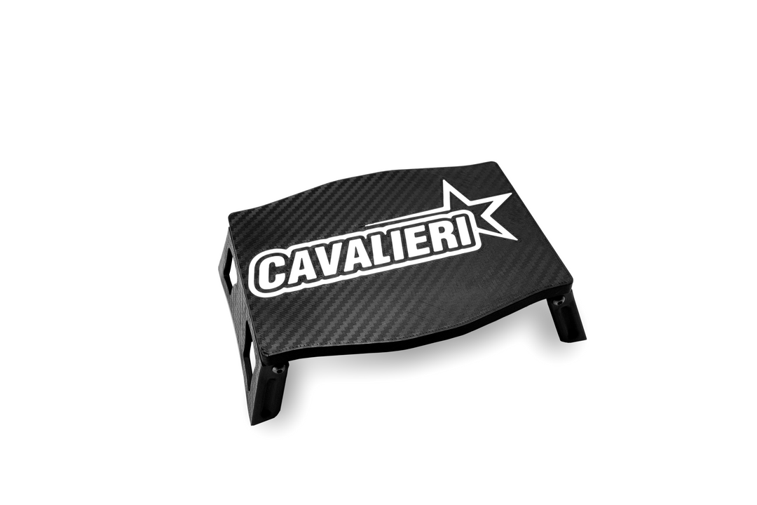 RC Carbon Cavalieri 3D-Printed Car Stand foldable old Version