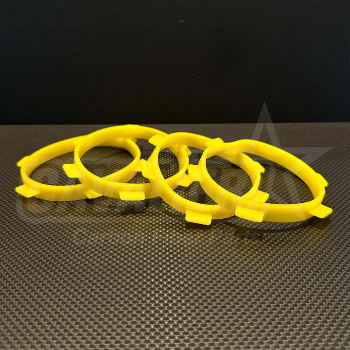 RC Carbon Cavalieri RC Stick Tire Ring Kit for gluing Bands fit 1/8 Buggy 1/10 Short-course Scale 4pcs