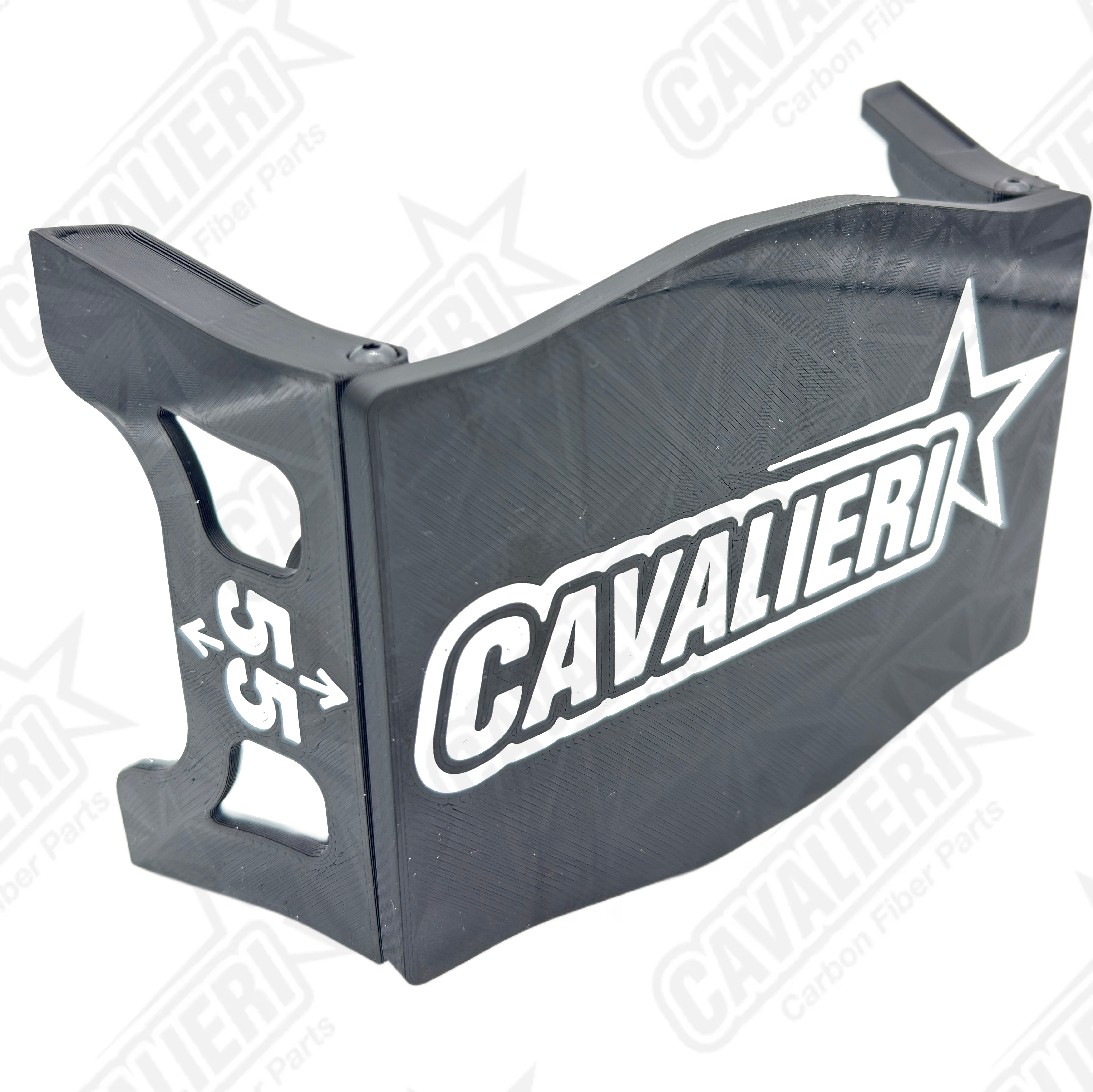 RC Carbon Cavalieri 3D-Printed Car Stand foldable V2