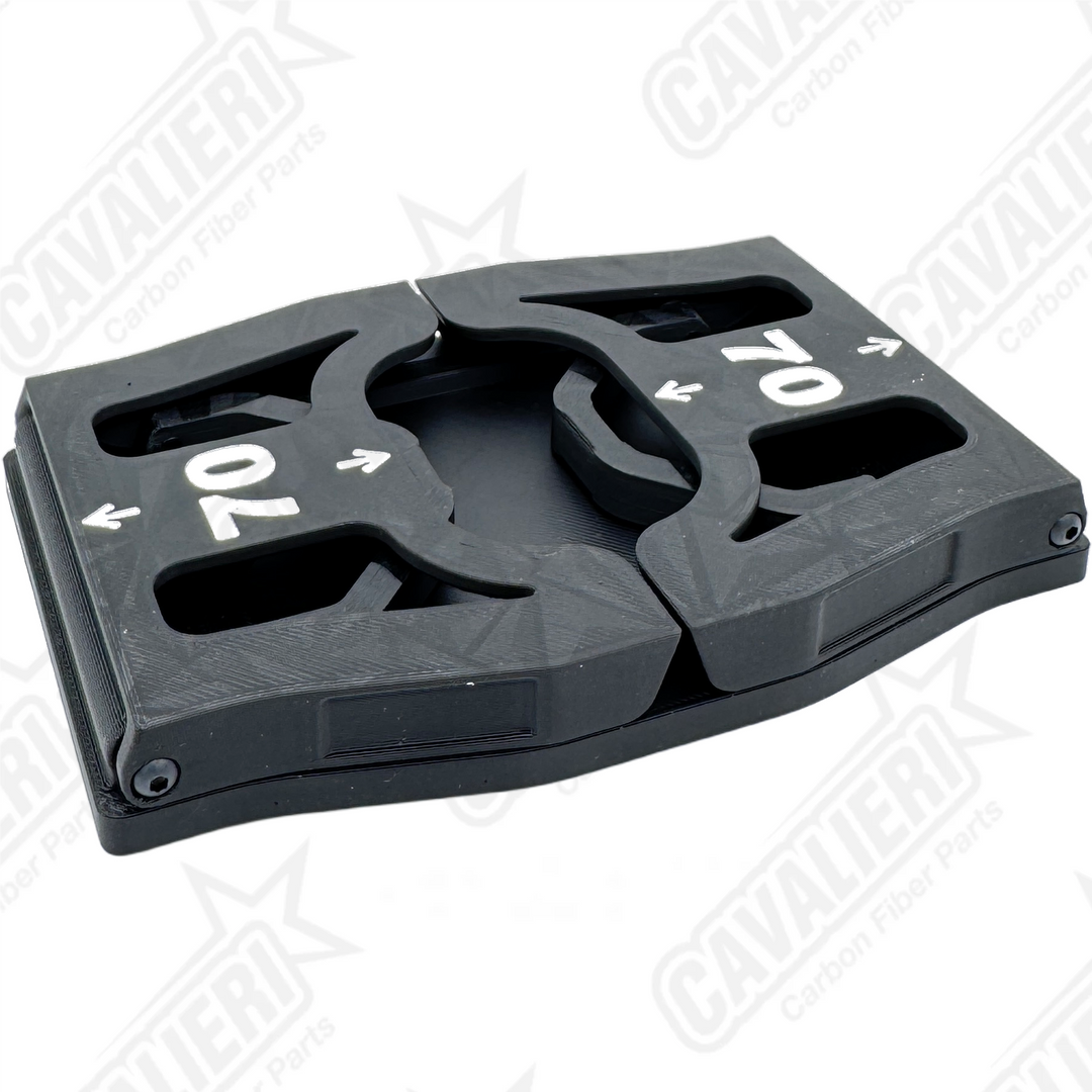 RC Carbon Cavalieri 3D-Printed Car Stand foldable V2