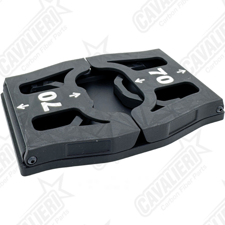 RC Carbon Cavalieri 3D-Printed Car Stand foldable V2