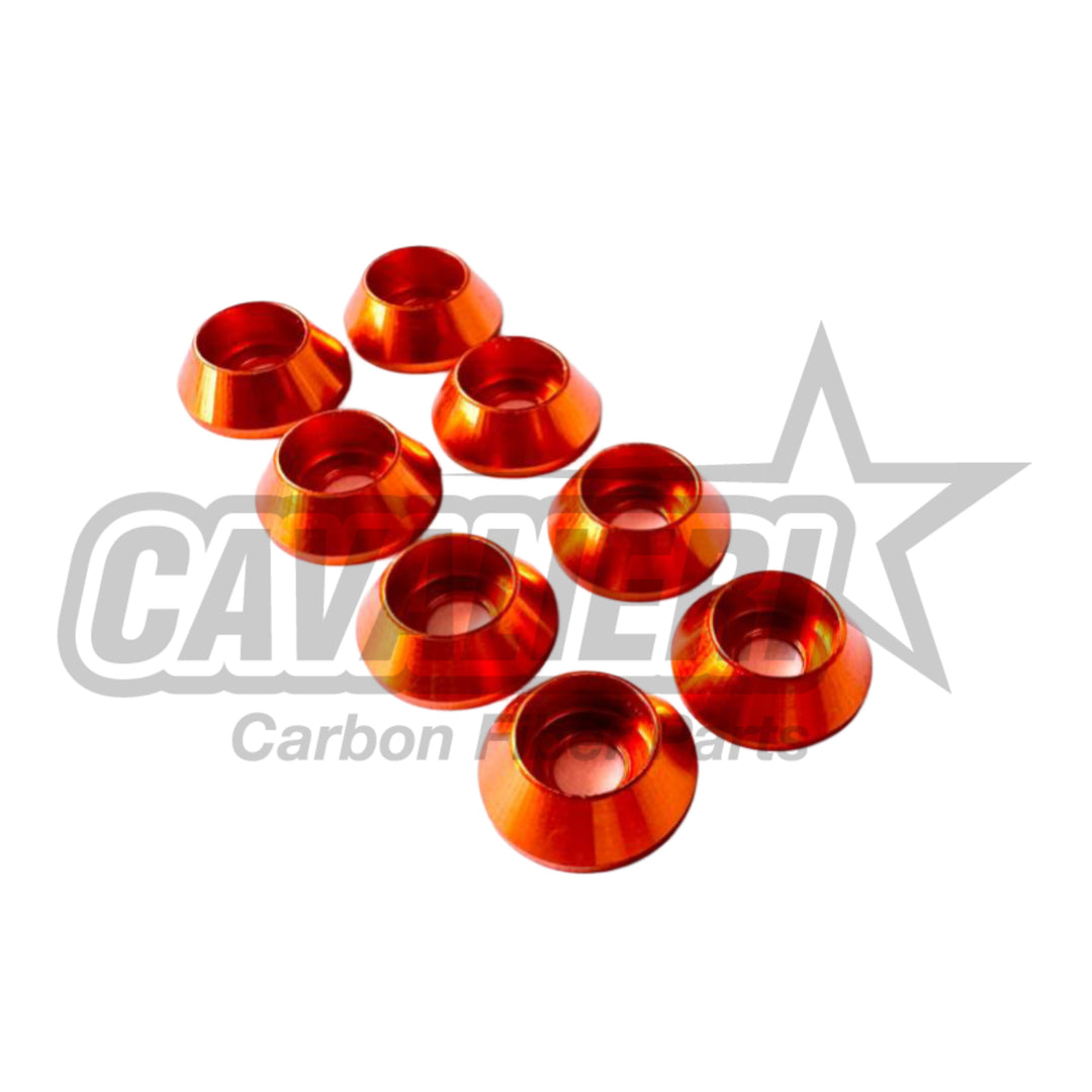 M3 Socket Head Screw Washer Kit 8 Pieces - Orange - Blue - Red - Black