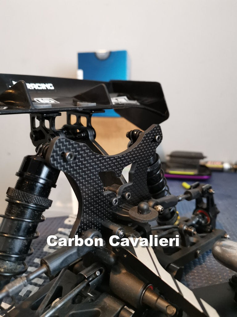 JQ Black Edition Rear Shock Tower Short -4,0mm