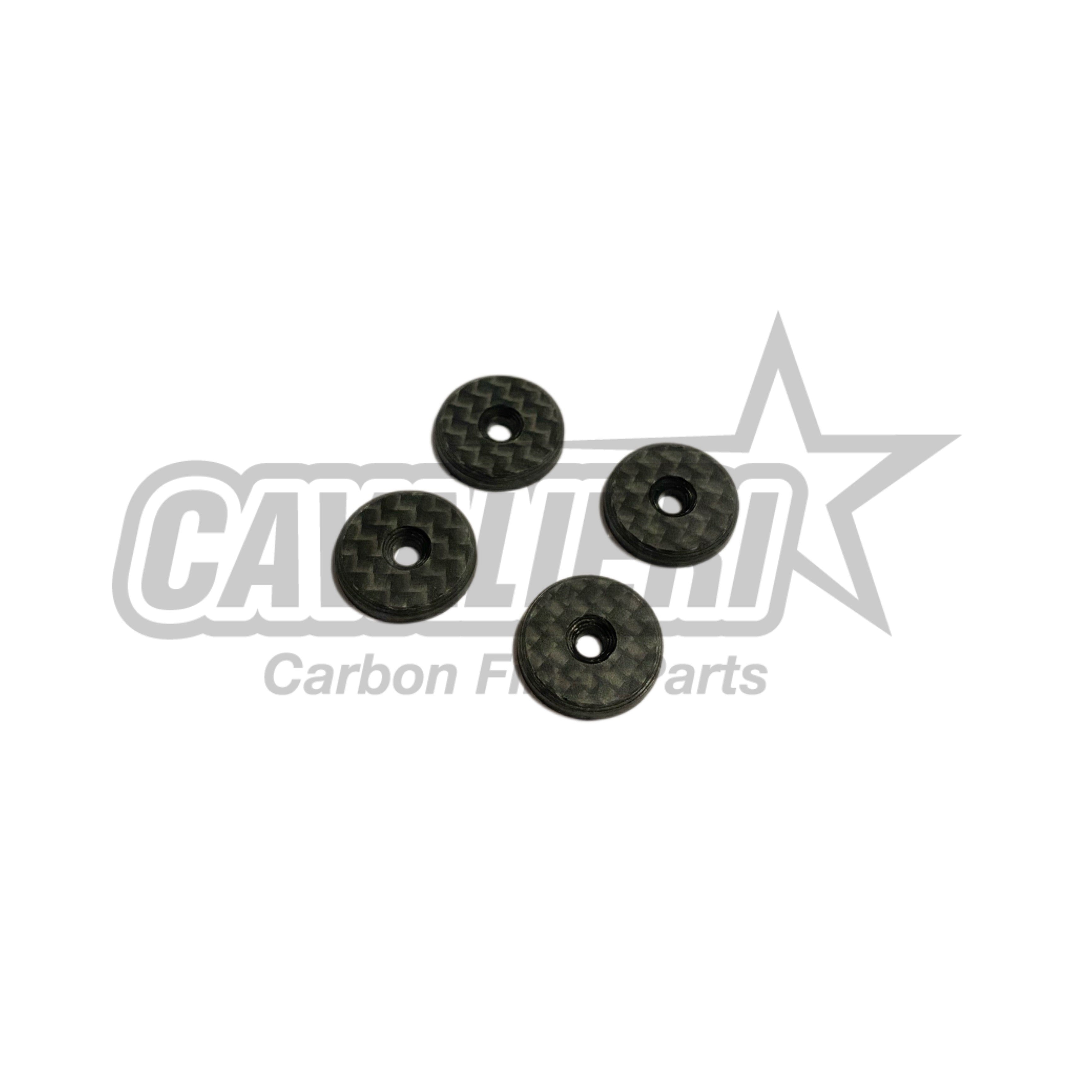 Carbon Fiber Wing Washer Kit 4 Pieces