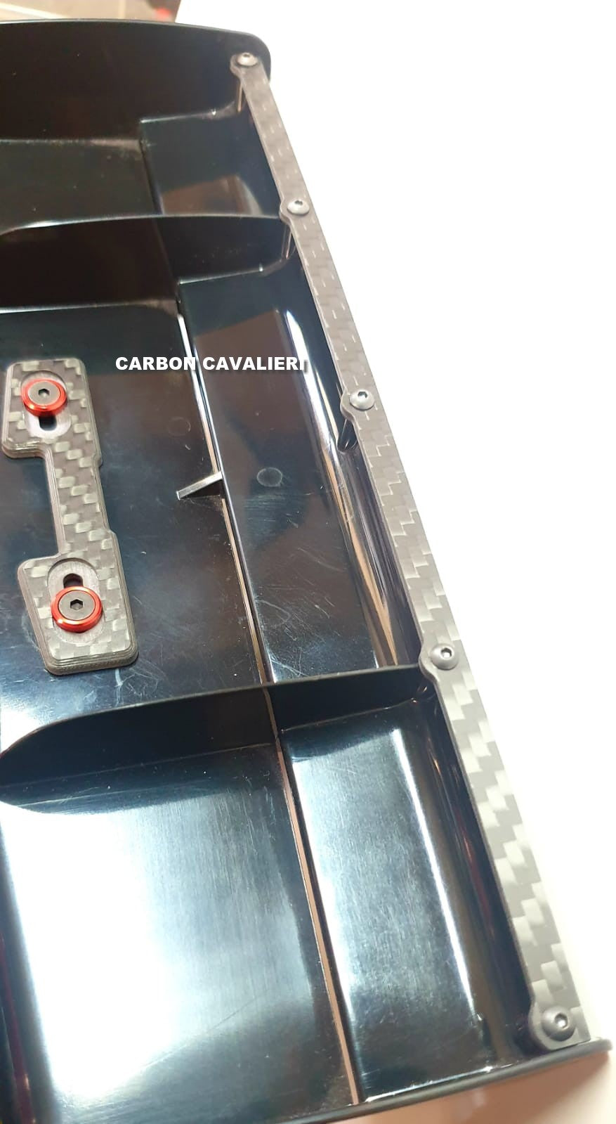 RC Carbon Cavalieri Carbon Fiber Spoiler bracing