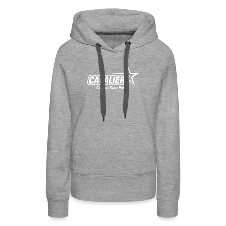 Women’s Premium Hoodie - Grau meliert