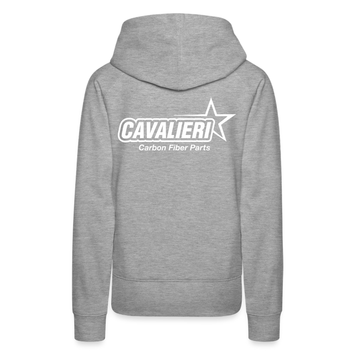 Women’s Premium Hoodie - Grau meliert