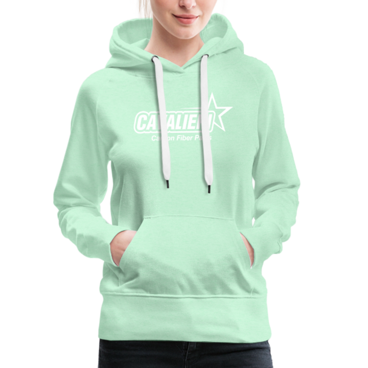 Women’s Premium Hoodie - helles Mintgrün