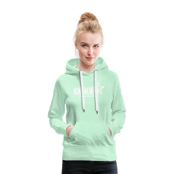 Women’s Premium Hoodie - helles Mintgrün