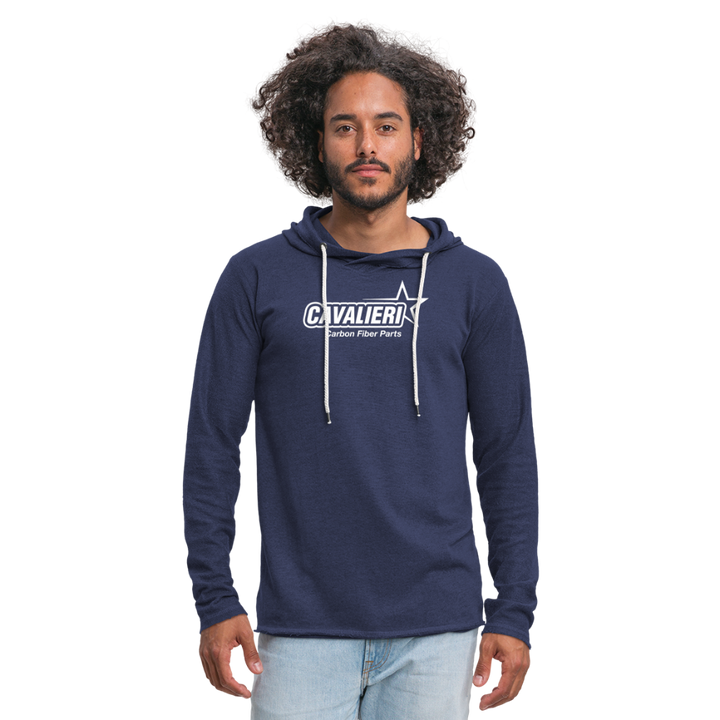 Light Unisex Sweatshirt Hoodie - Navy meliert