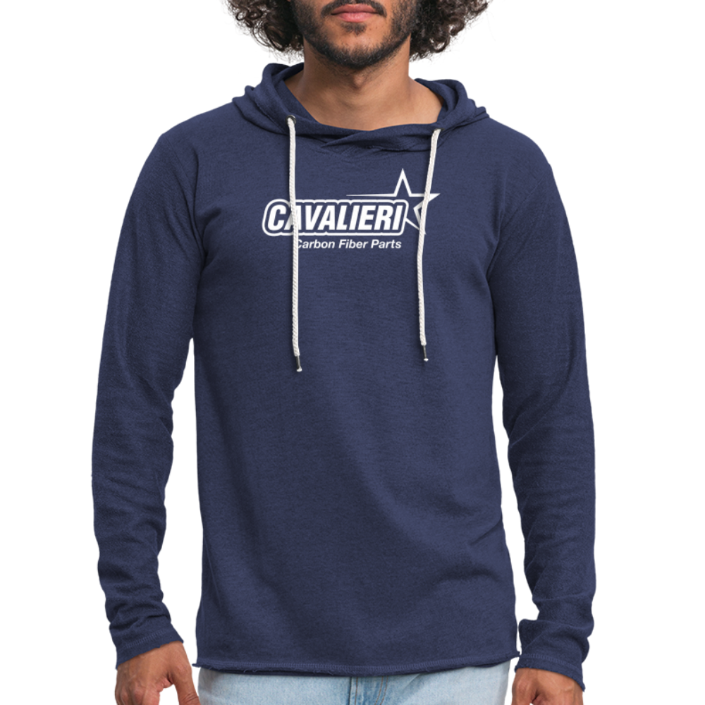 Light Unisex Sweatshirt Hoodie - Navy meliert