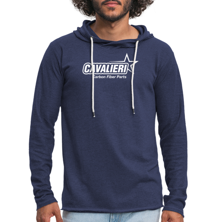 Light Unisex Sweatshirt Hoodie - Navy meliert