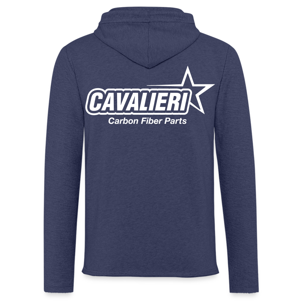 Light Unisex Sweatshirt Hoodie - Navy meliert