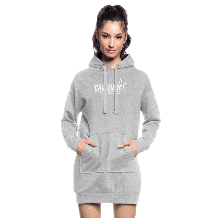 Hoodie Dress - Grau meliert