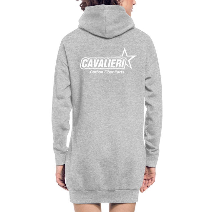 Hoodie Dress - Grau meliert