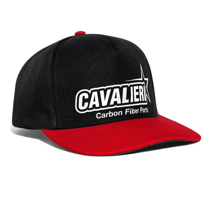 Snapback Cap - Schwarz/Rot