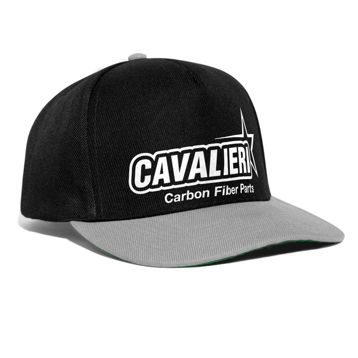 Snapback Cap - Schwarz/Grau